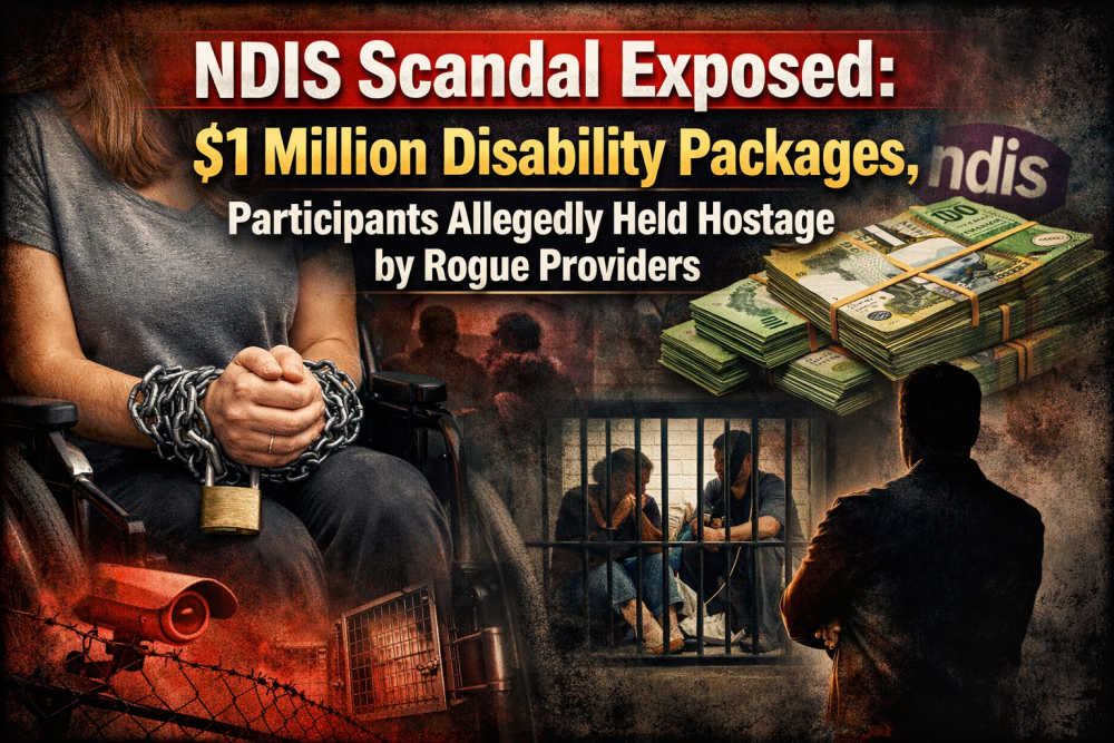 NDIS में बड़ा खुलासा: ₹8 करोड़ से अधिक के पैकेज वाले दिव्यांग लाभार्थी शोषण का शिकार, ‘बंधक’ बनाए जाने के आरोप