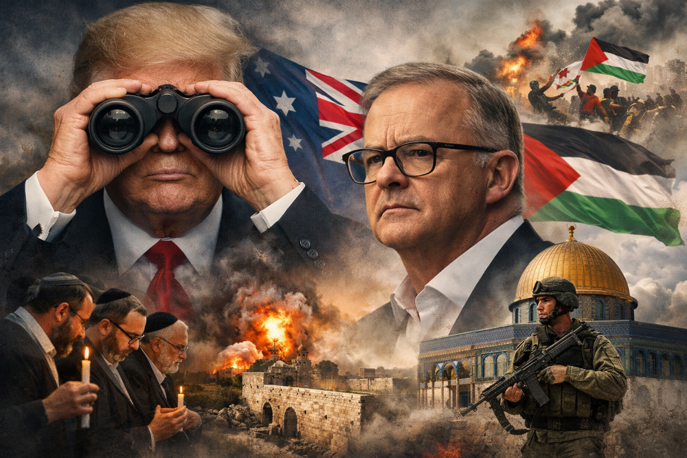 अल्बानीज़ पर ट्रंप की नज़र, प्रधानमंत्री के प्रो-फिलिस्तीन रुख को लेकर अमेरिका में चिंता