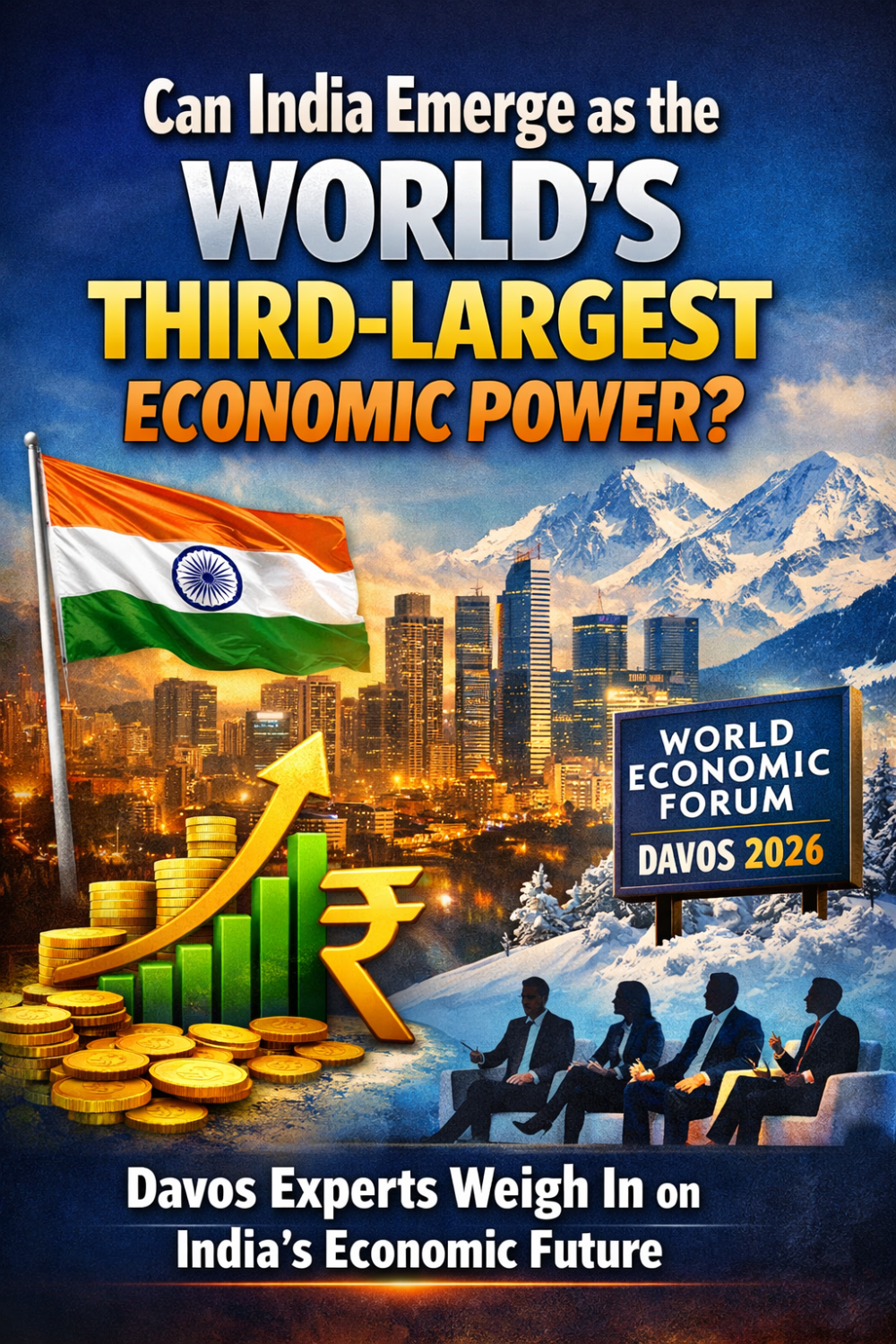 क्या भारत बनेगा दुनिया की तीसरी सबसे बड़ी आर्थिक शक्ति