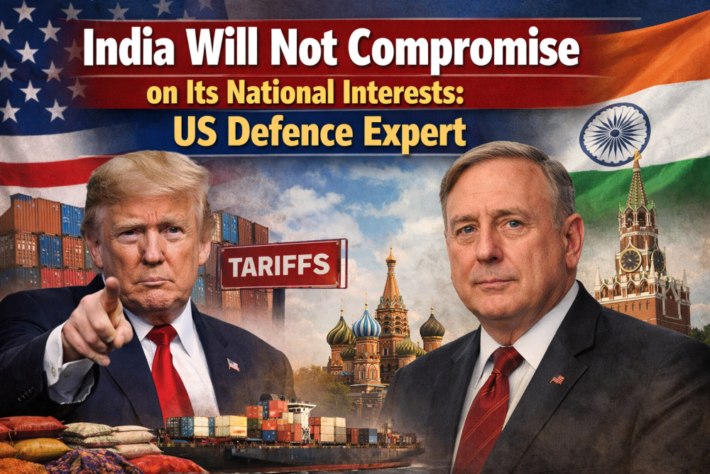 भारत अपने राष्ट्रीय हितों से समझौता नहीं करेगा: अमेरिकी रक्षा विशेषज्ञ