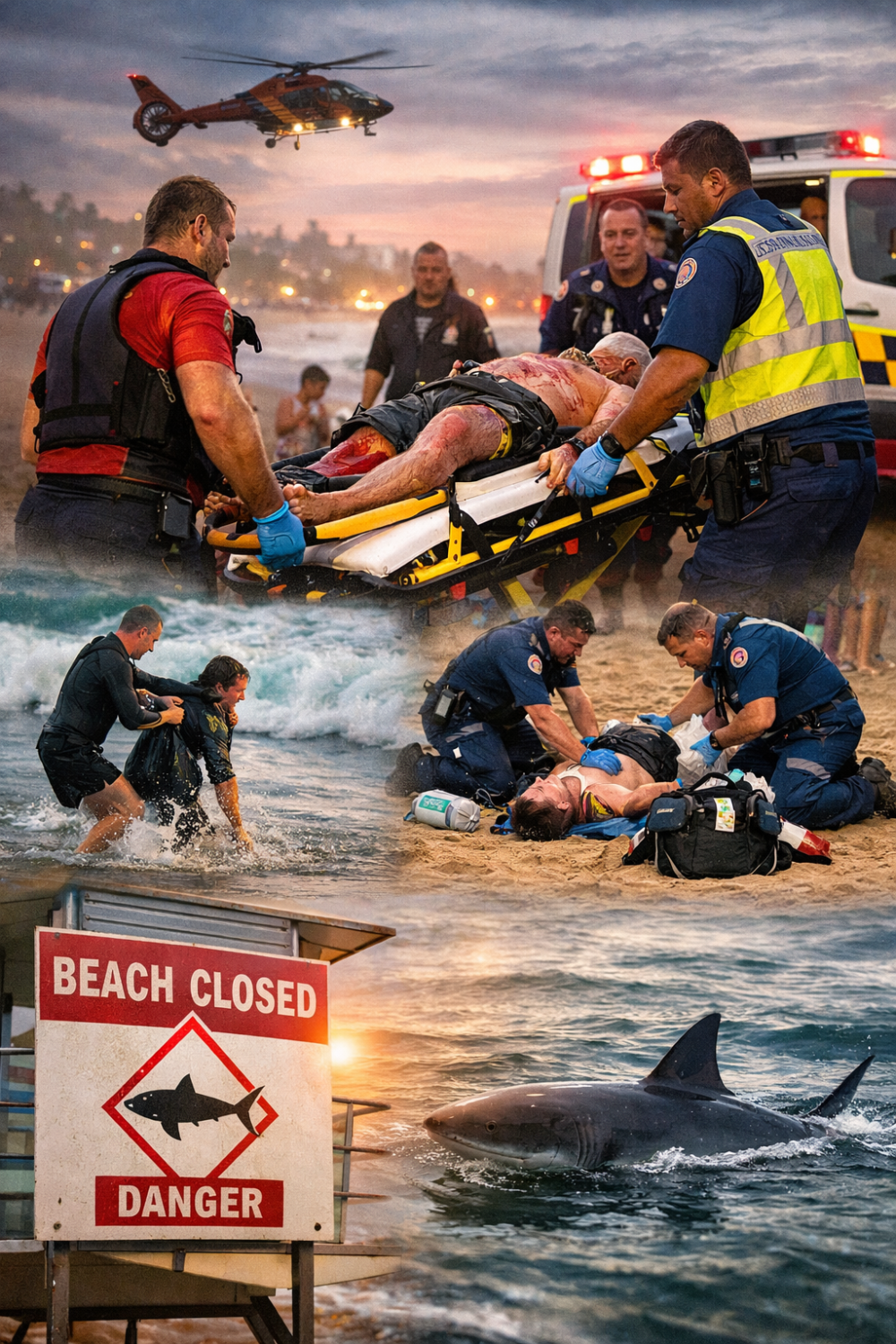 सिडनी के मैनली बीच पर शार्क हमला, युवक की हालत गंभीर