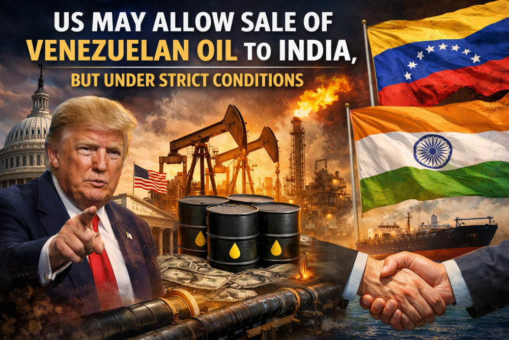 अमेरिका भारत को भी बेचेगा वेनेजुएला का तेल, लेकिन शर्तें होंगी सख्त