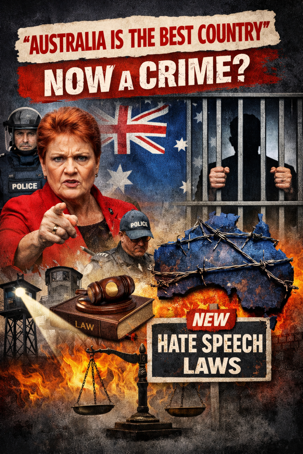 अभिव्यक्ति की आज़ादी पर बहस: ‘ऑस्ट्रेलिया सबसे अच्छा देश है’ कहना भी अपराध? — पॉलिन हैनसन का दावा