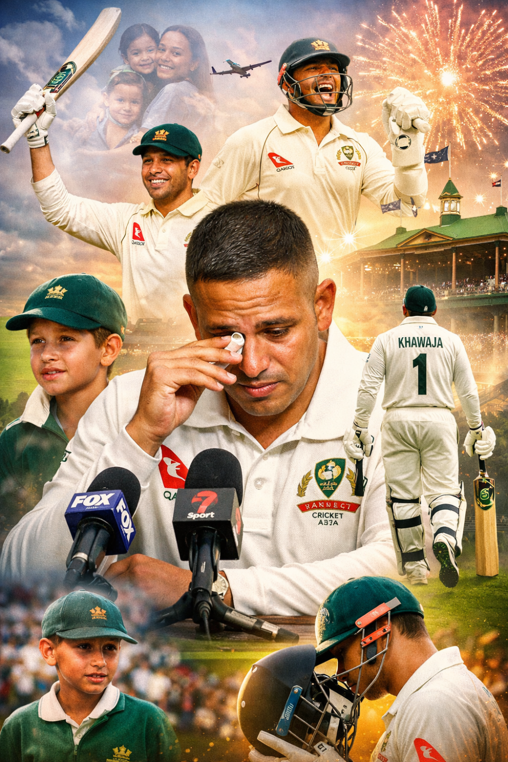 भावुक प्रेस कॉन्फ्रेंस में उस्मान ख्वाजा ने टेस्ट क्रिकेट से संन्यास की घोषणा