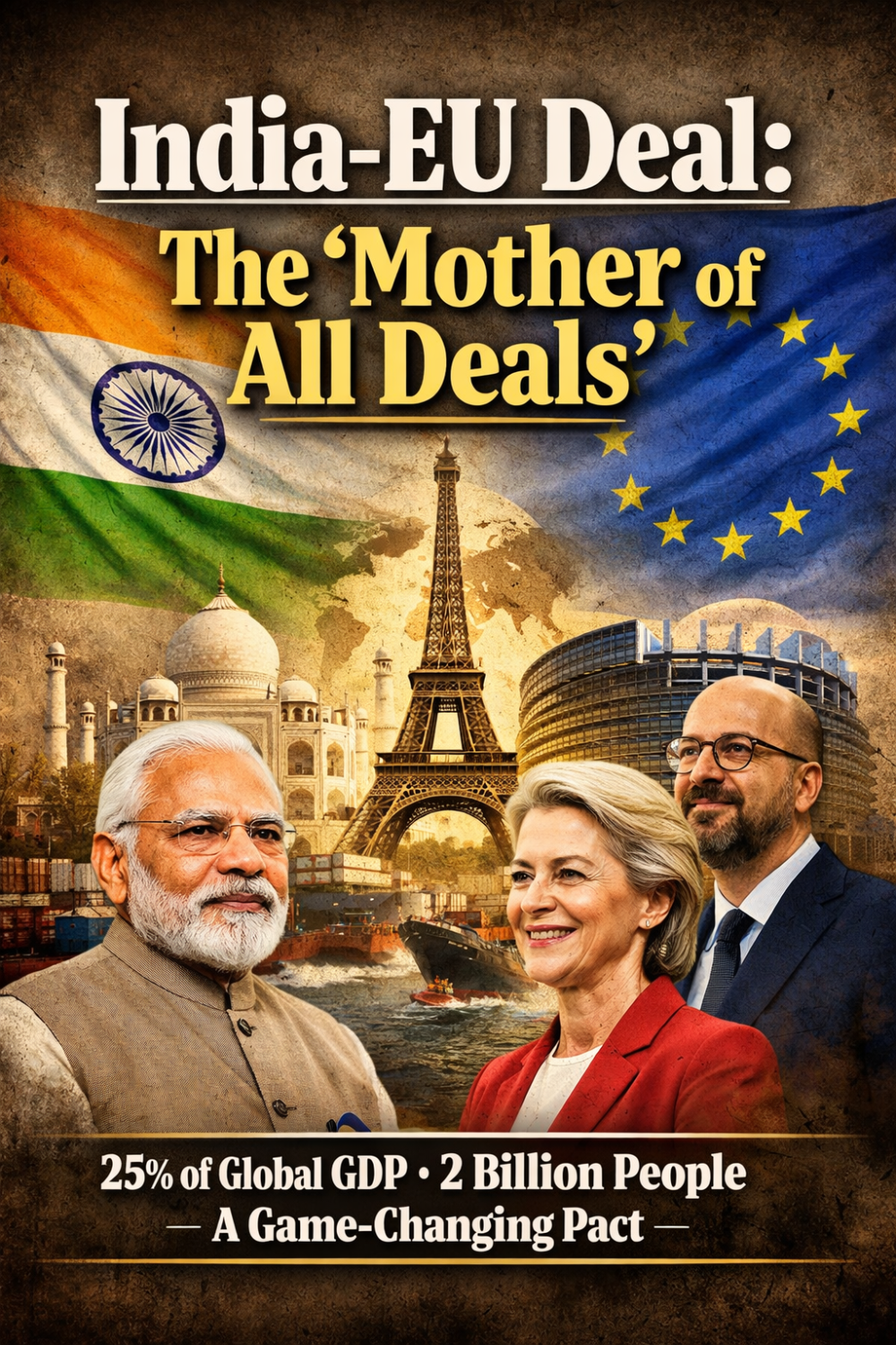 भारत-EU समझौता: बदलते वैश्विक व्यापार का संकेत