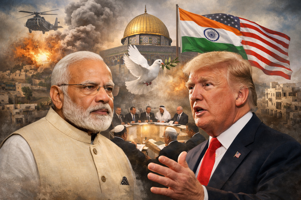 मध्य पूर्व शांति पहल में भारत को अहम भूमिका, गाजा पीस बोर्ड के लिए पीएम मोदी को ट्रंप का निमंत्रण