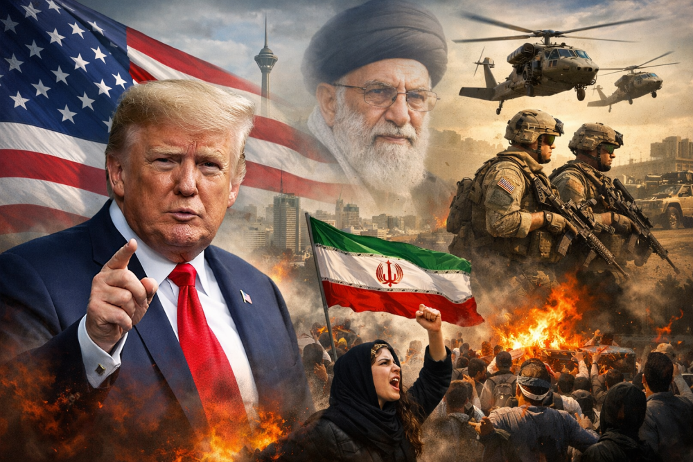 ईरान में अमेरिकी सेना भेजने की अटकलों पर ट्रंप का स्पष्टीकरण