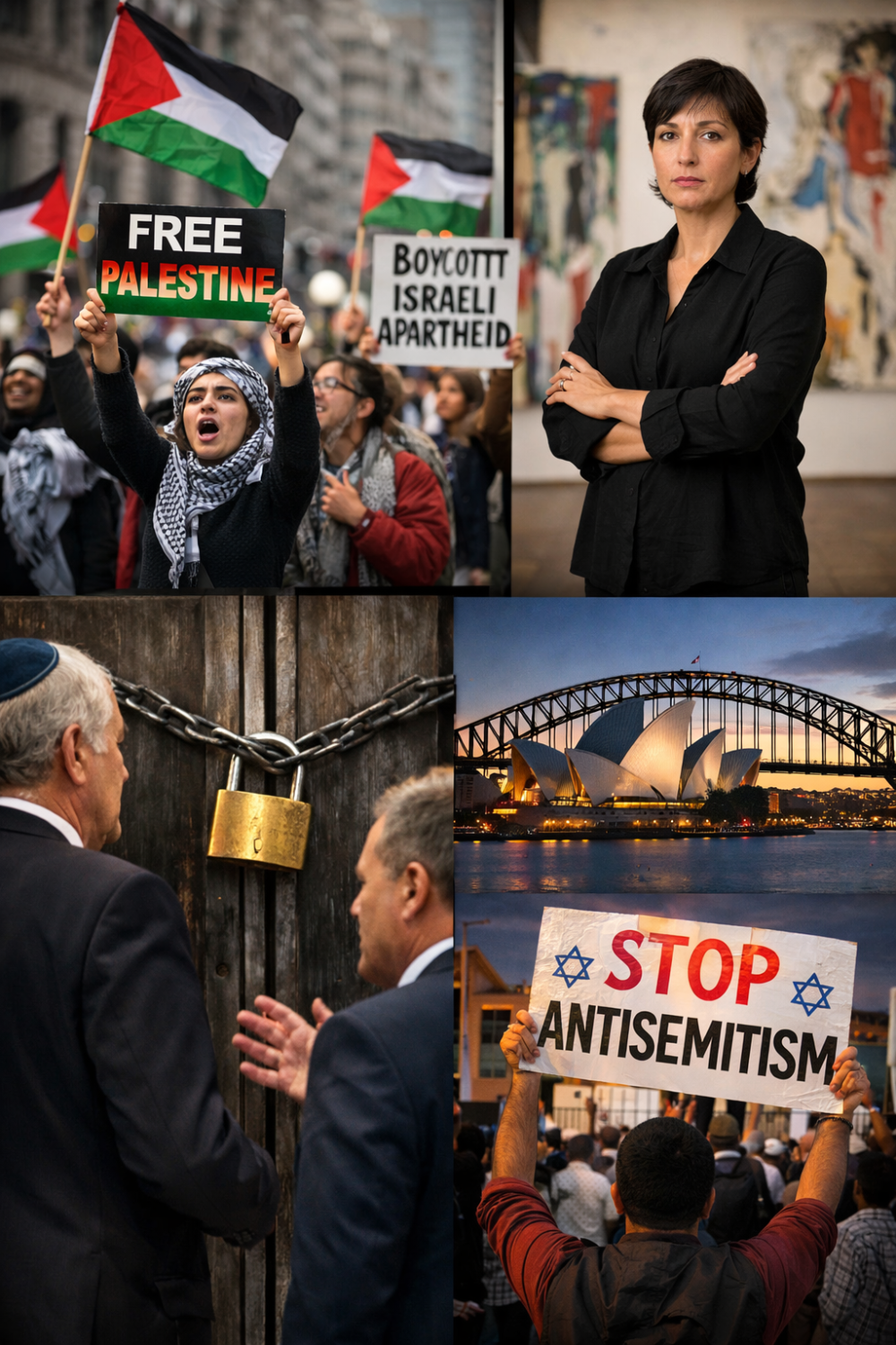 ‘फ्री फ़िलिस्तीन’ रुख पर बढ़ा विवाद: यहूदी नेताओं को बिएनाले की कलात्मक निदेशक से मिलने से रोका गया