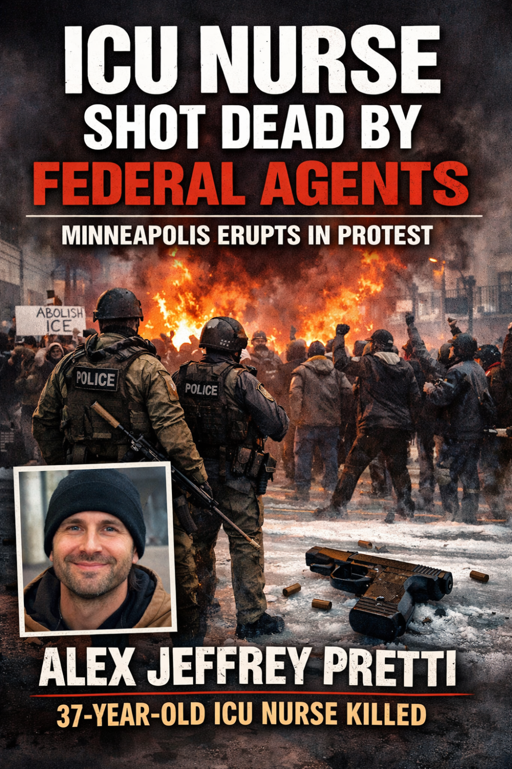 मिनियापोलिस में संघीय एजेंटों की गोलीबारी में अमेरिकी आईसीयू नर्स की मौत, शहर में तनाव