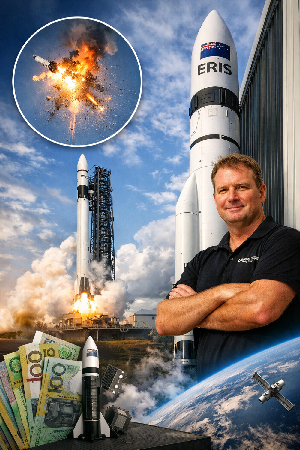 पहली असफल उड़ान के बाद गिलमोर स्पेस को नया भरोसा, अगली रॉकेट लॉन्च पर 75 मिलियन डॉलर का दांव