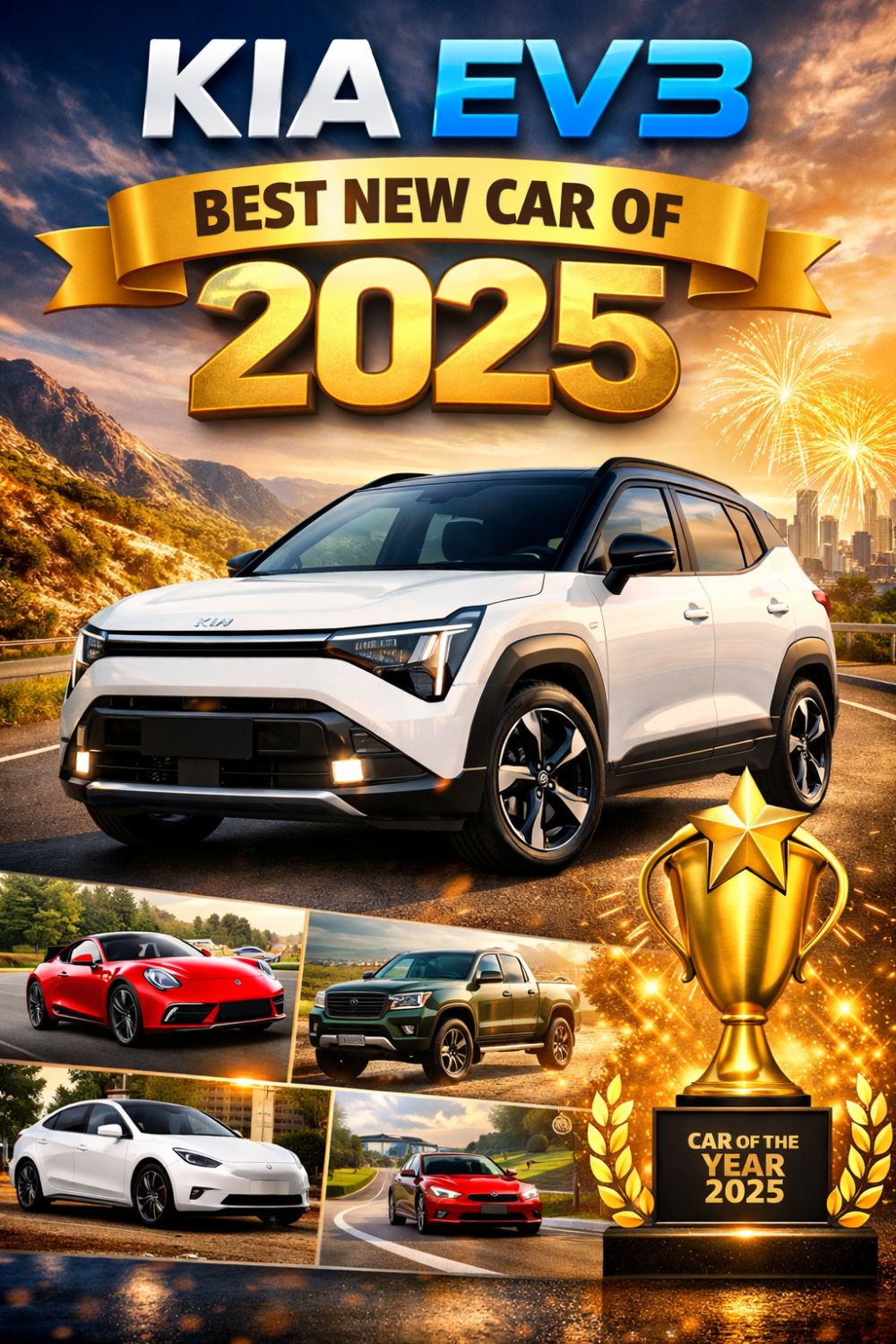 किआ EV3 बनी 2025 की ‘बेस्ट न्यू कार’, किफायती इलेक्ट्रिक SUV ने मारी बाज़ी