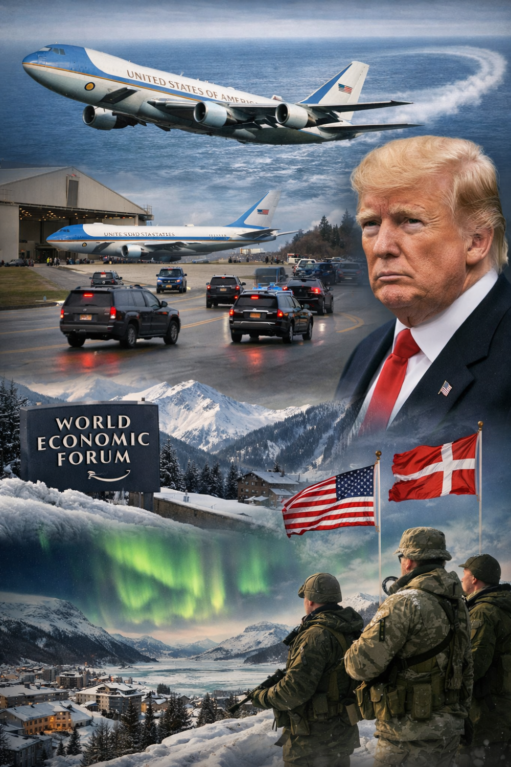 एयर फोर्स वन की अचानक वापसी से वॉशिंगटन में हलचल, ट्रंप का दावोस दौरा अनिश्चित