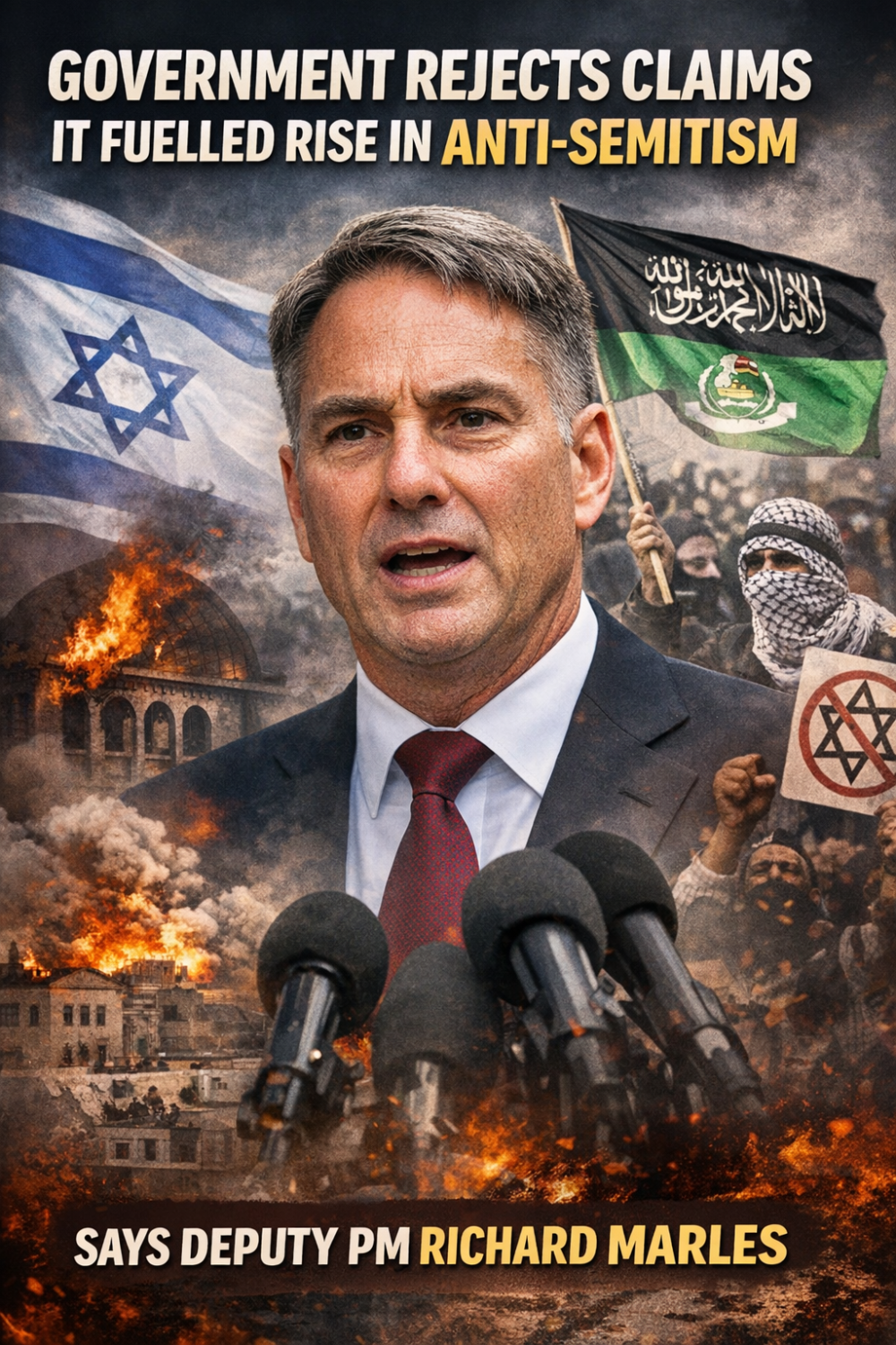 सरकार ने यहूदियों के खिलाफ बढ़ती नफरत के आरोप खारिज किए: रिचर्ड मार्ल्स