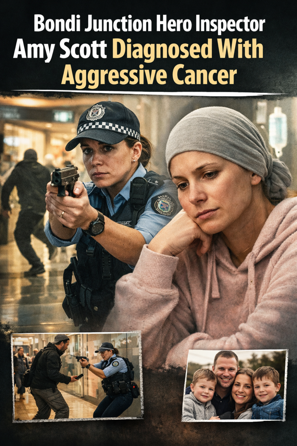 बॉन्डी जंक्शन की नायिका इंस्पेक्टर एमी स्कॉट को गंभीर कैंसर