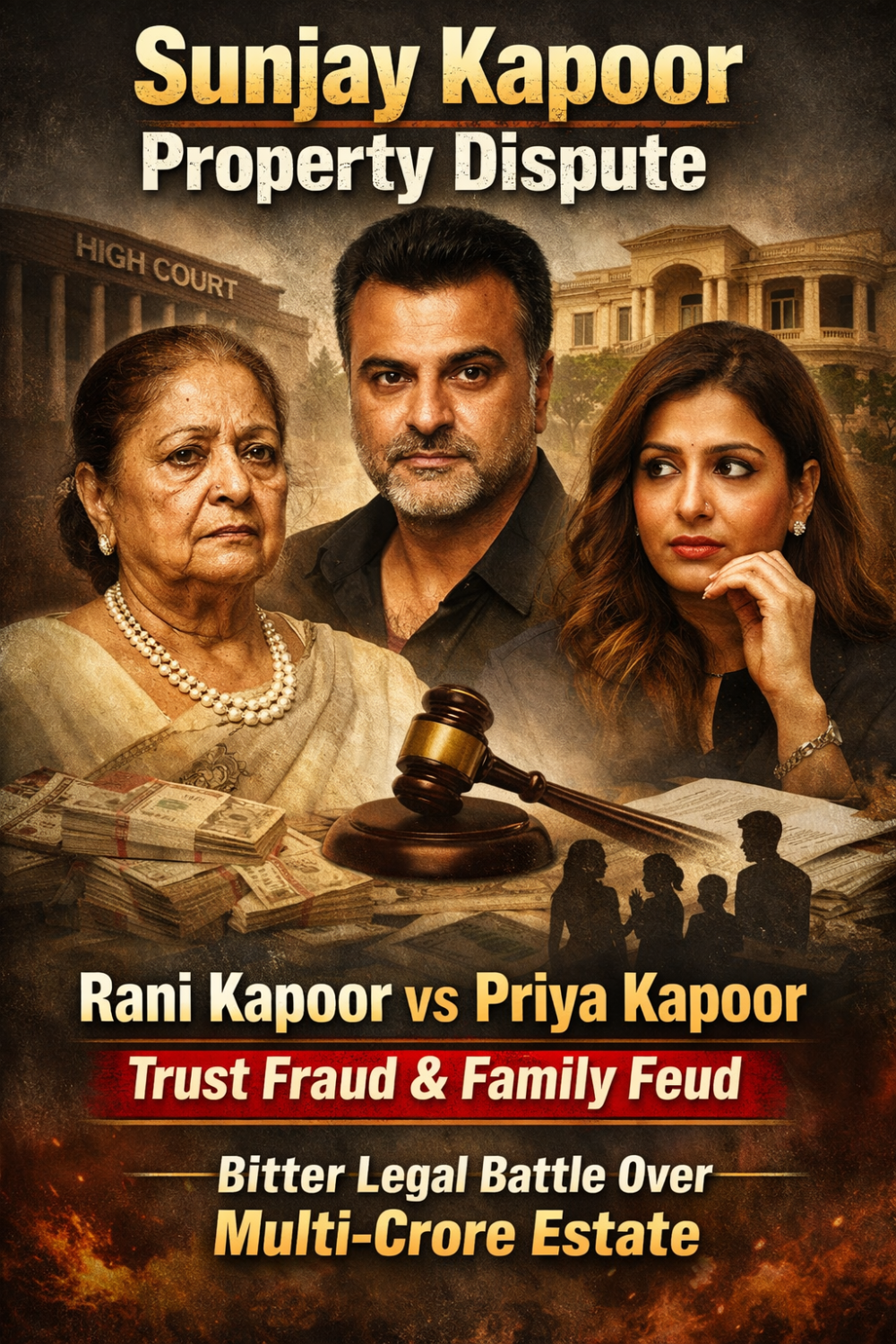 संजय कपूर की संपत्ति को लेकर विवाद गहराया, मां रानी कपूर ने बहू प्रिया कपूर पर लगाए गंभीर आरोप