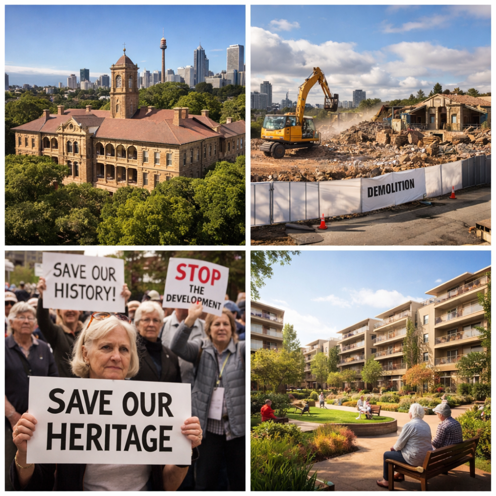 ‘आँखों के सामने इतिहास मिटता जा रहा है’: सिडनी में बुज़ुर्गों के अपार्टमेंट निर्माण को लेकर संघर्ष समाप्त