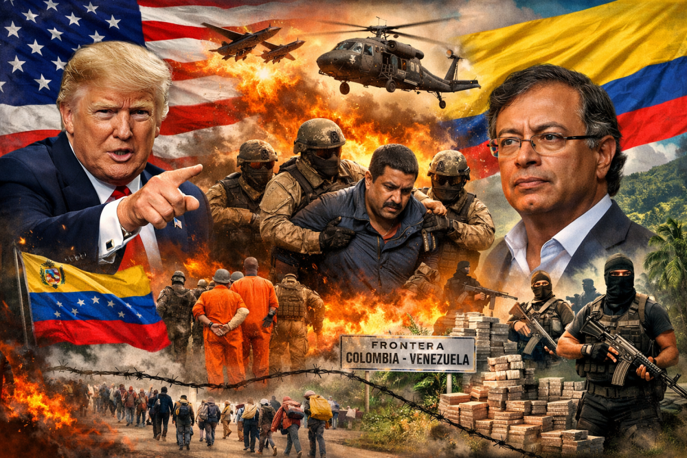 ट्रंप की कोलंबियाई राष्ट्रपति को चेतावनी, वेनेज़ुएला कार्रवाई के बाद बढ़ा क्षेत्रीय तनाव
