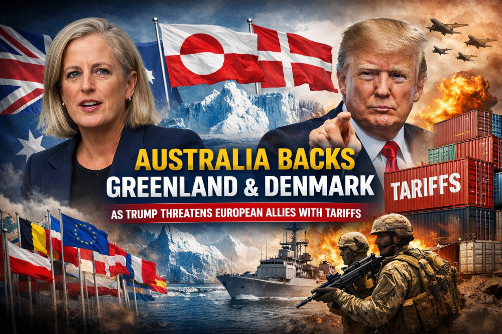 ग्रीनलैंड पर ट्रंप की धमकी के बीच ऑस्ट्रेलिया ने डेनमार्क का समर्थन दोहराया