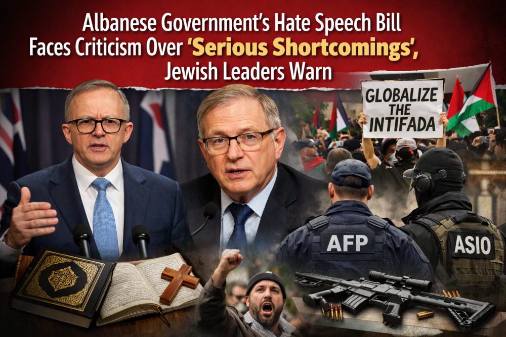 अल्बानीज़ सरकार के नफ़रत भाषण विधेयक पर सवाल, यहूदी संगठन ने जताई गंभीर आपत्ति