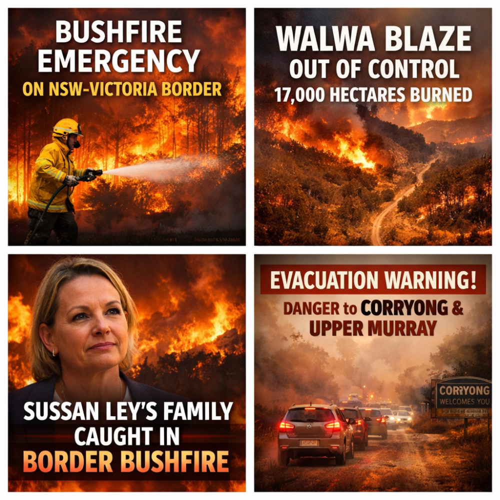 जंगल की आग की चपेट में सुसान ले के परिजन और मित्र