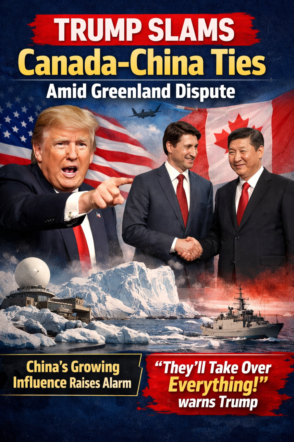 ग्रीनलैंड विवाद के बीच कनाडा-चीन नजदीकी पर ट्रंप का तीखा हमला