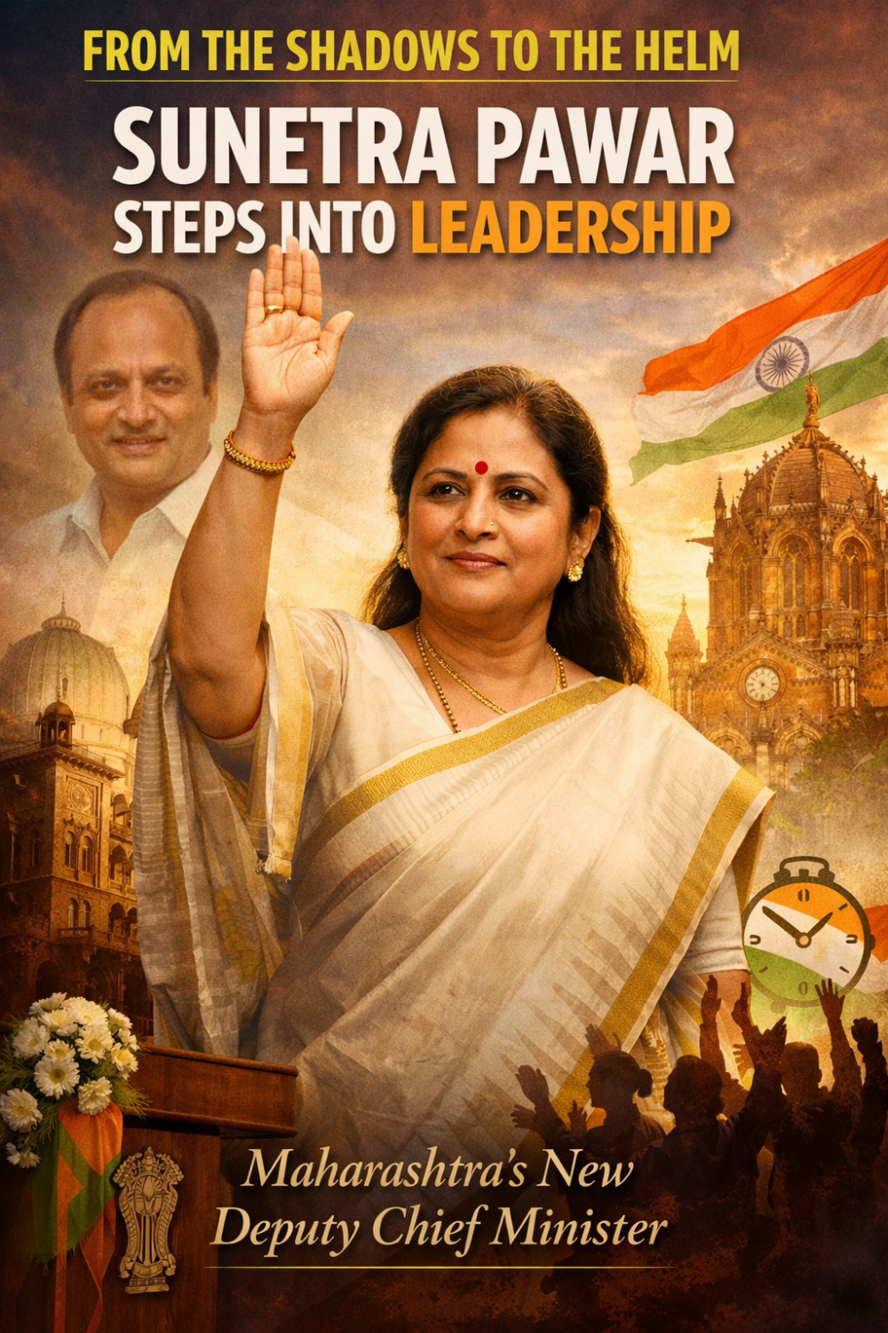 नई जिम्मेदारी, बड़ी चुनौती: सुनेत्रा पवार उपमुख्यमंत्री पद की ओर