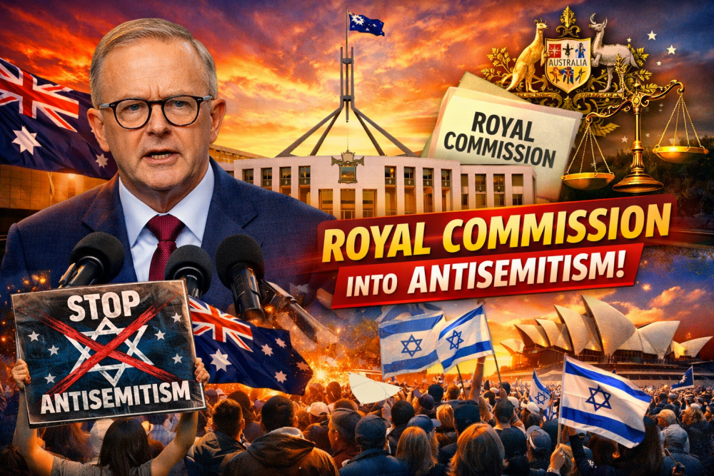 एंथनी अल्बानीज़ ने यहूदी-विरोधी घटनाओं पर रॉयल कमीशन की घोषणा की