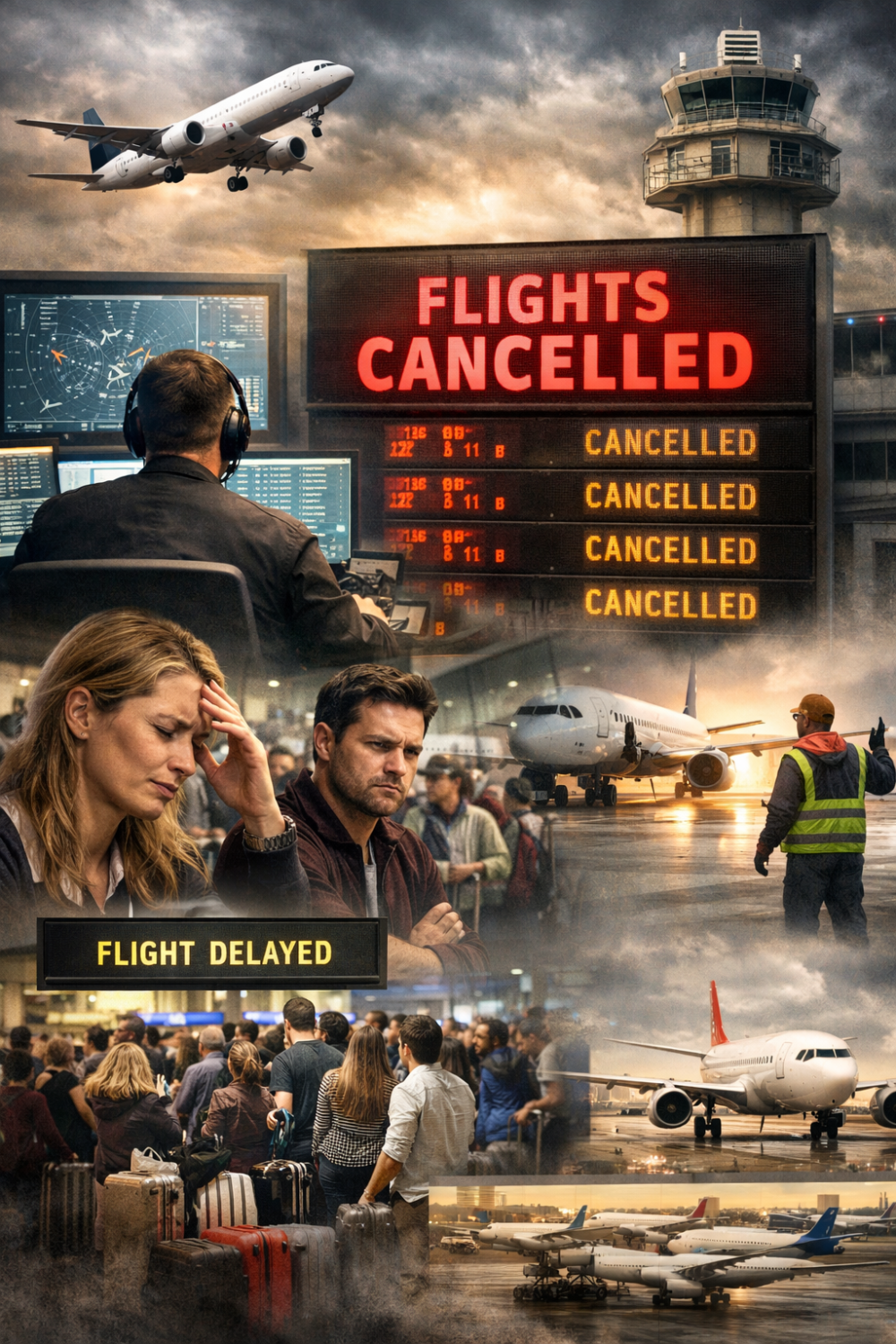 एयर ट्रैफिक अव्यवस्था पर एयरलाइनों का गुस्सा, ‘जिम्मेदारों पर कार्रवाई’ की मांग