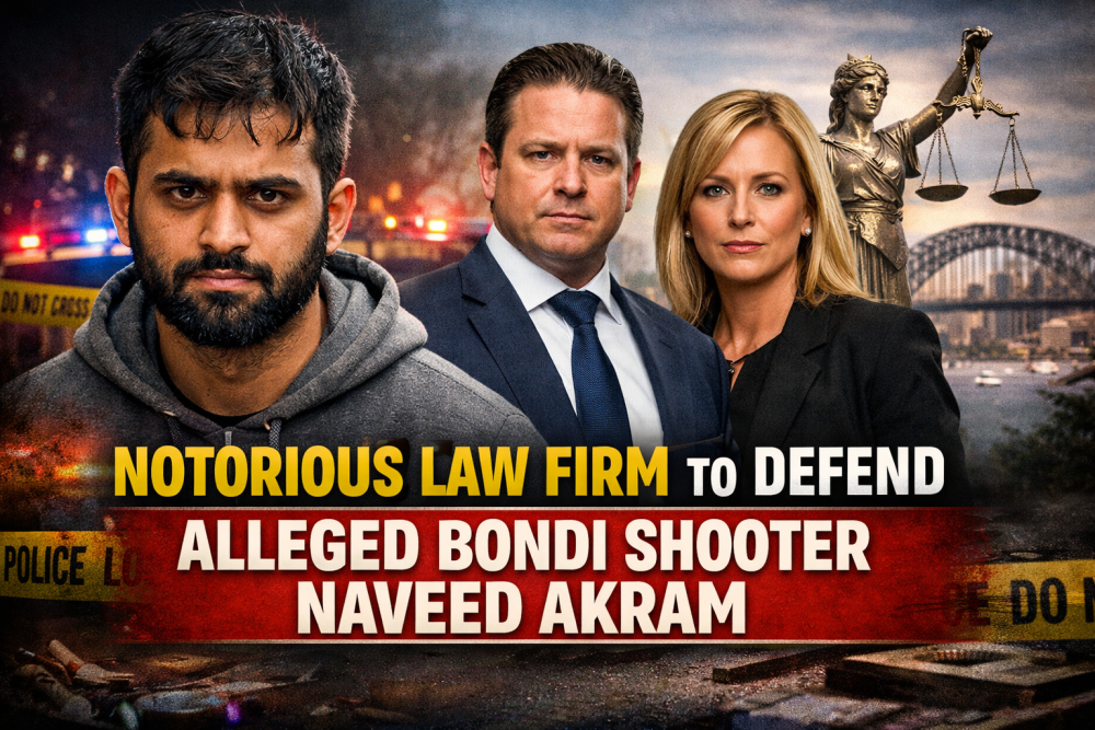 बॉन्डी हमले के आरोपी नवीन अकरम के बचाव में उतरी चर्चित कानून फर्म