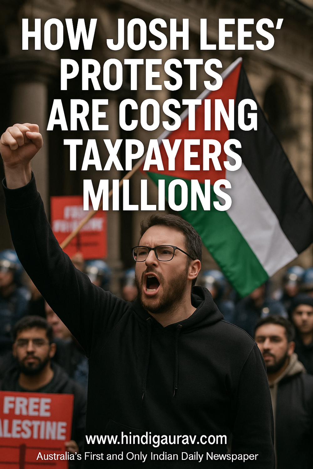 जोश लीज़ के विरोध प्रदर्शनों से करदाताओं पर पड़ा करोड़ों का बोझ