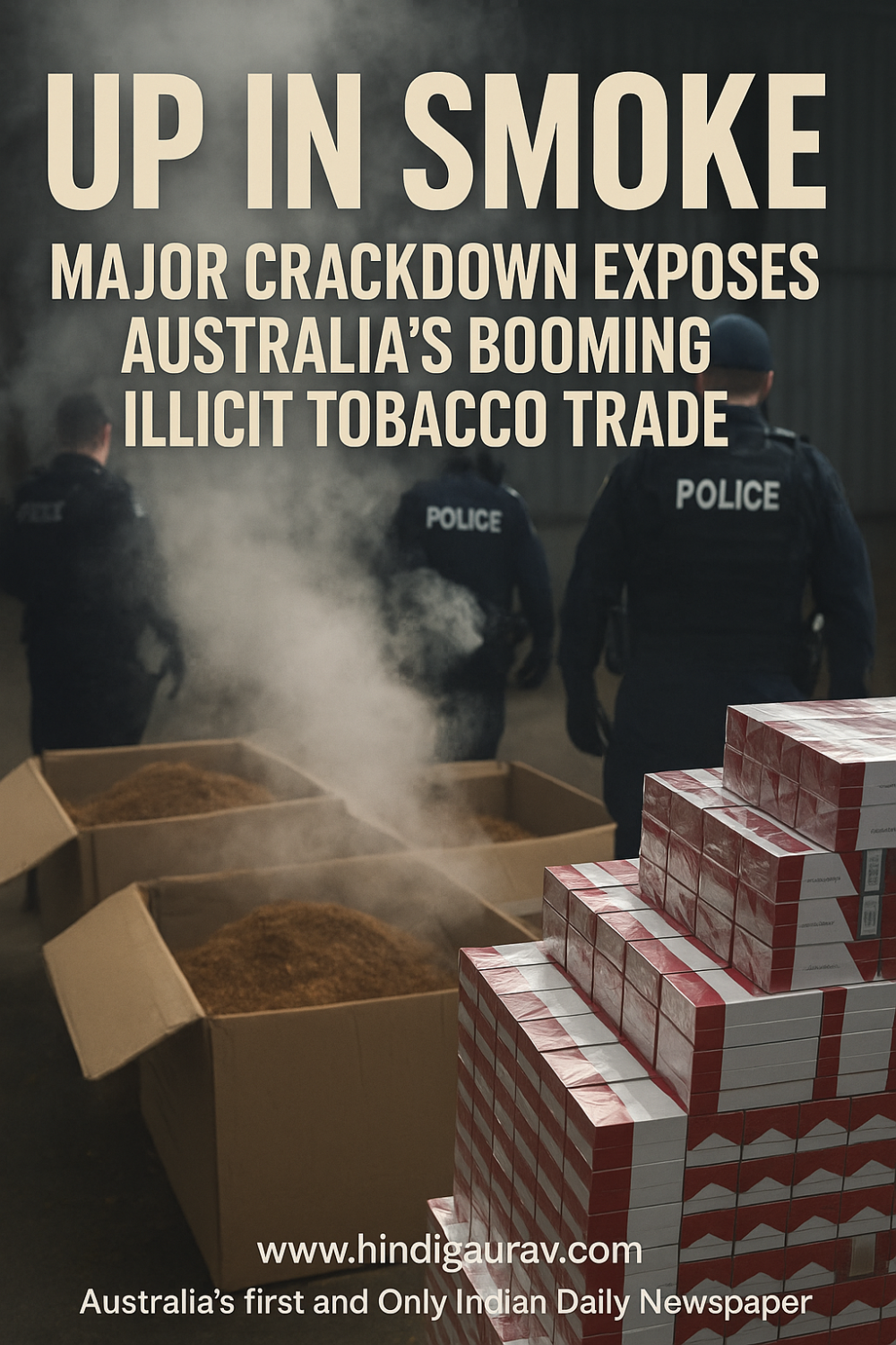 धुएं में उड़ता व्यापार: अवैध तंबाकू तस्करी पर बड़ी कार्रवाई, गैंगस्टरों का अरबों का धंधा उजागर