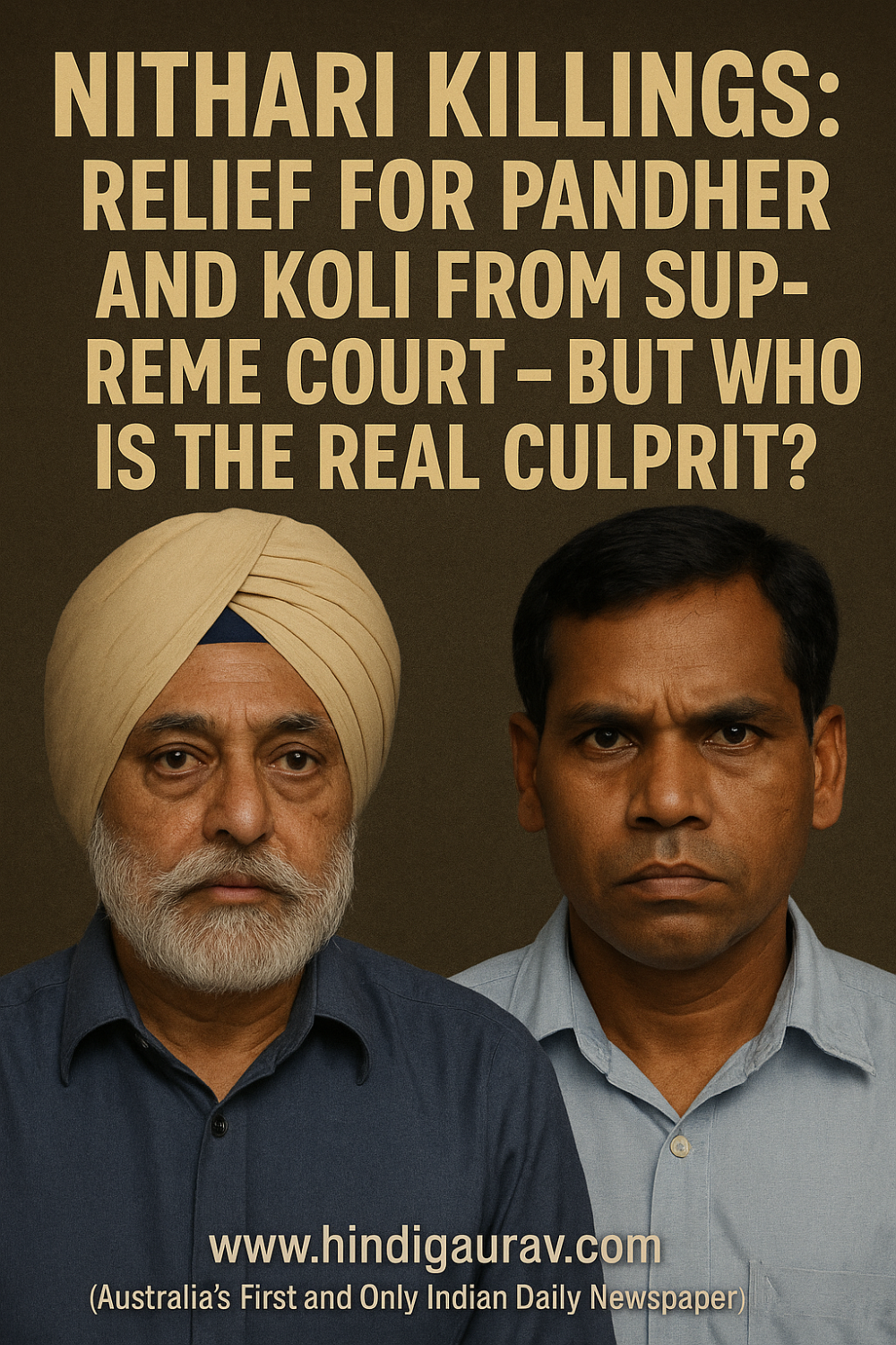 निठारी कांड: पंढेर और कोली को सुप्रीम कोर्ट से भी राहत, अब सबसे बड़ा सवाल– गुनहगार आखिर है कौन?
