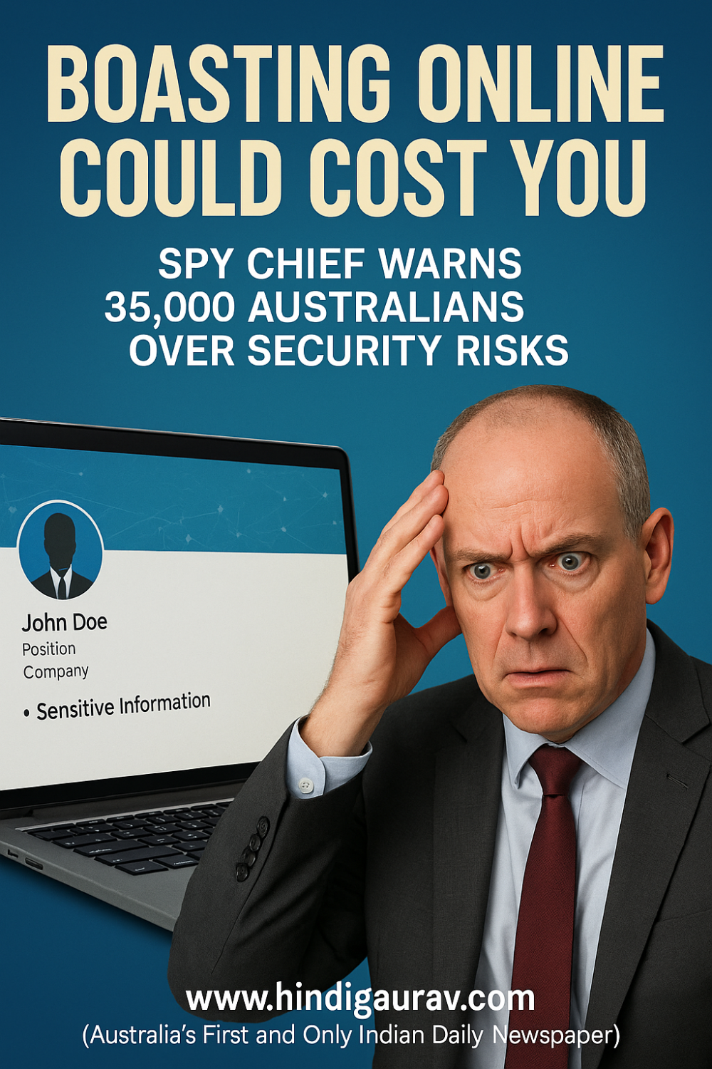 सोशल मीडिया पर डींग मारना पड़ सकता है भारी": जासूसी प्रमुख की चेतावनी