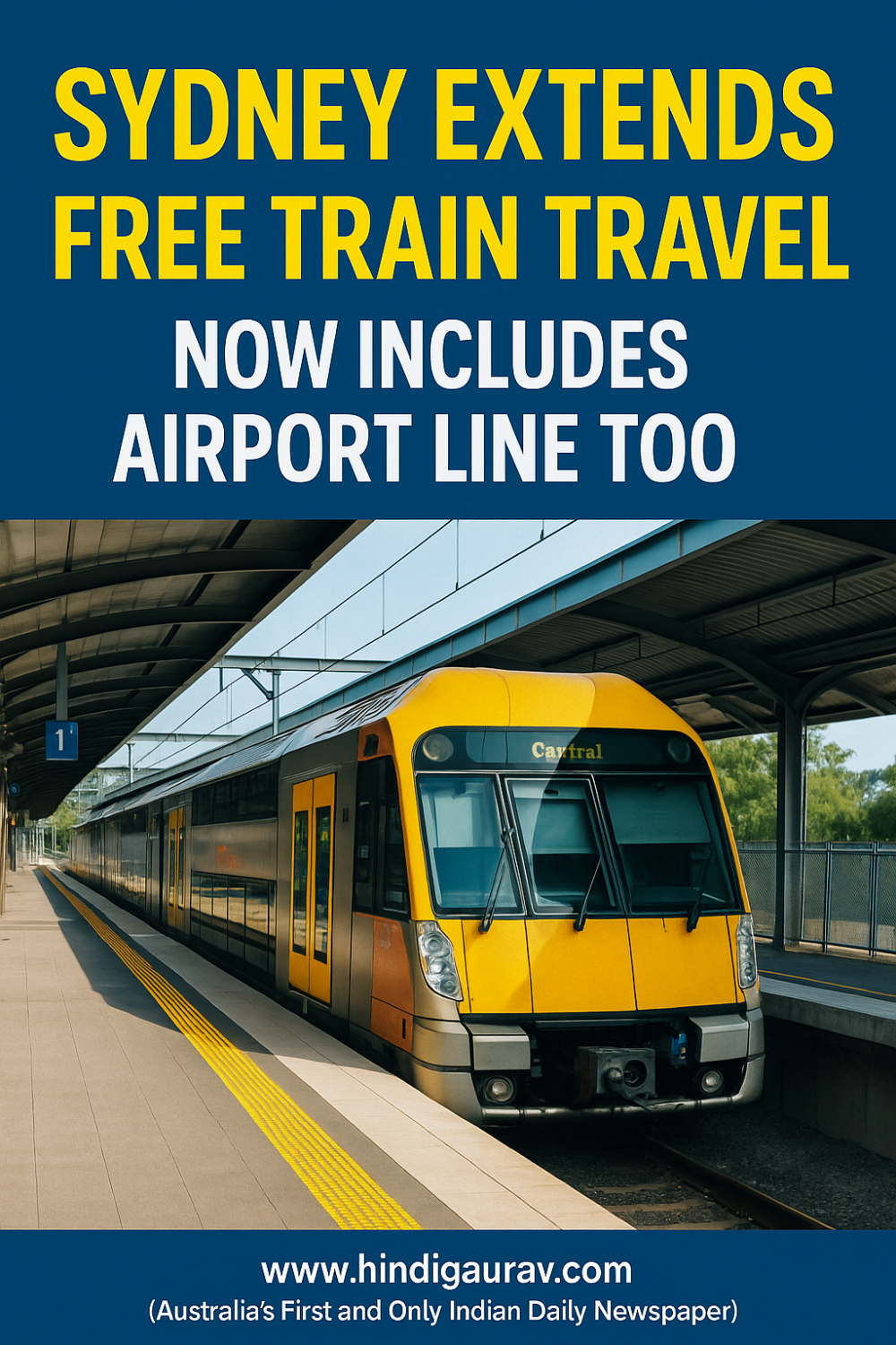 सिडनी में पब्लिक ट्रांसपोर्ट फ्री: एयरपोर्ट लाइन पर भी नहीं लगेगा किराया