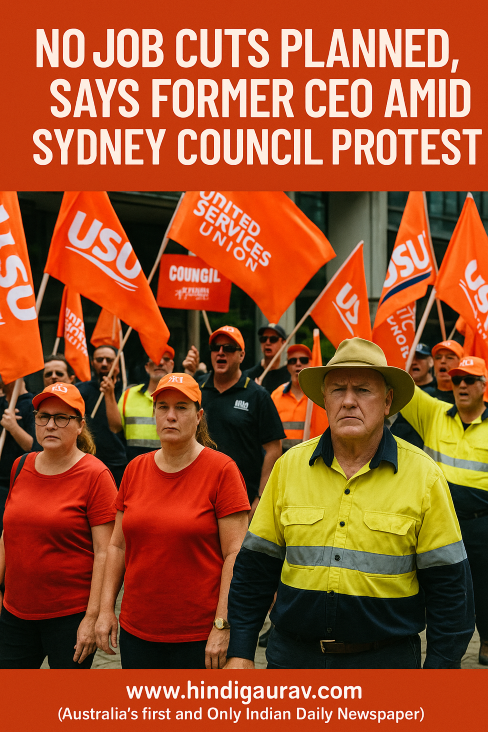सिडनी काउंसिल में नौकरी छंटनी की अफवाहें, पूर्व CEO ने दी कड़ी प्रतिक्रिया | यूनियन का विरोध प्रदर्शन गरमाया