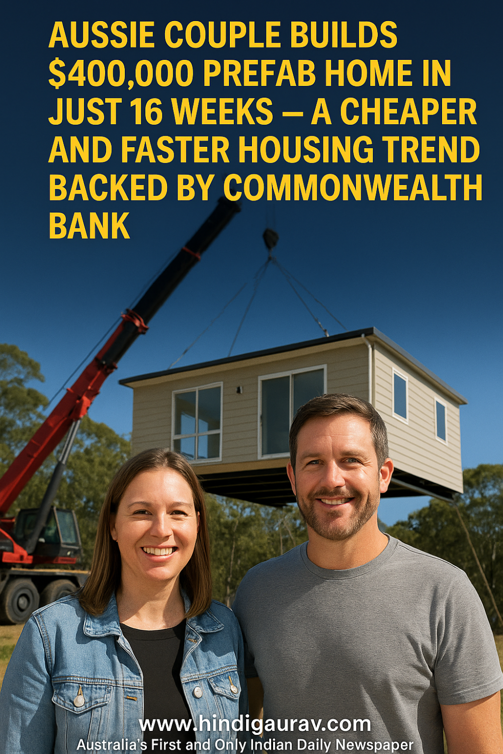 400,000 डॉलर में घर तैयार: ऑस्ट्रेलियाई जोड़े ने सस्ते और तेज़ 'प्रीफैब होम' का चुना विकल्प, कॉमनवेल्थ बैंक ने बताया बढ़ता ट्रेंड