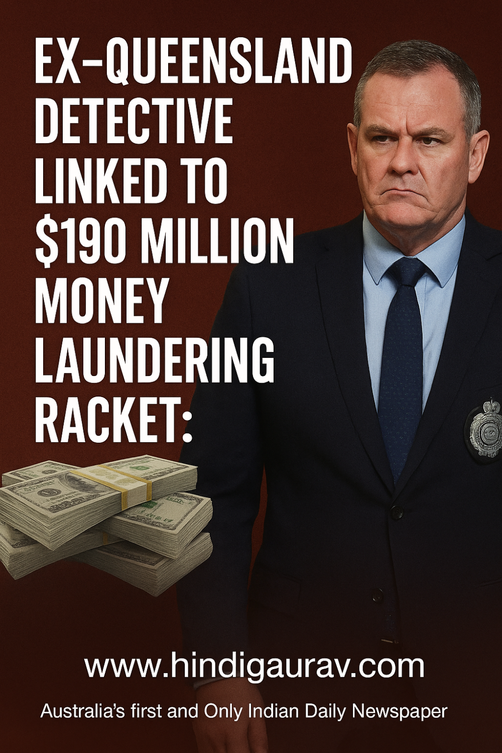 क्वीनस्लैंड के पूर्व डिटेक्टिव का 190 मिलियन डॉलर की मनी लॉन्ड्रिंग रैकेट से संबंध: पुलिस का दावा