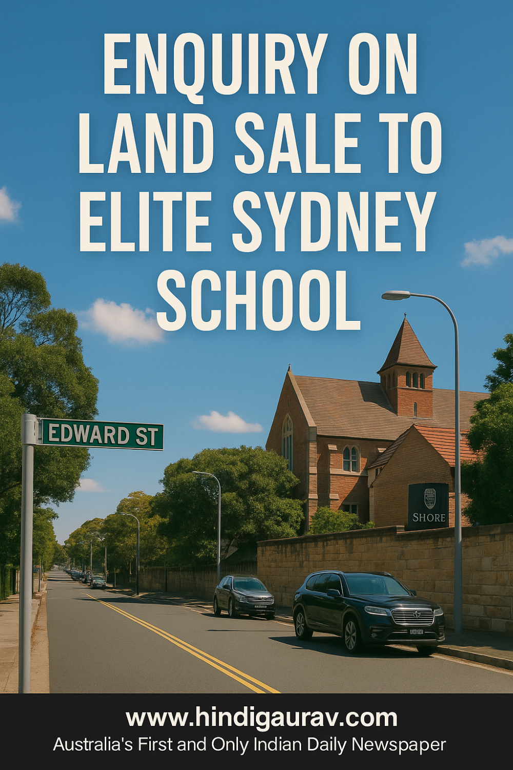 नॉर्थ सिडनी में विवाद: प्रतिष्ठित स्कूल को सड़क बेचने की योजना पर बवाल, नगर परिषद ने कहा – "हमें जांच करनी ही होगी"