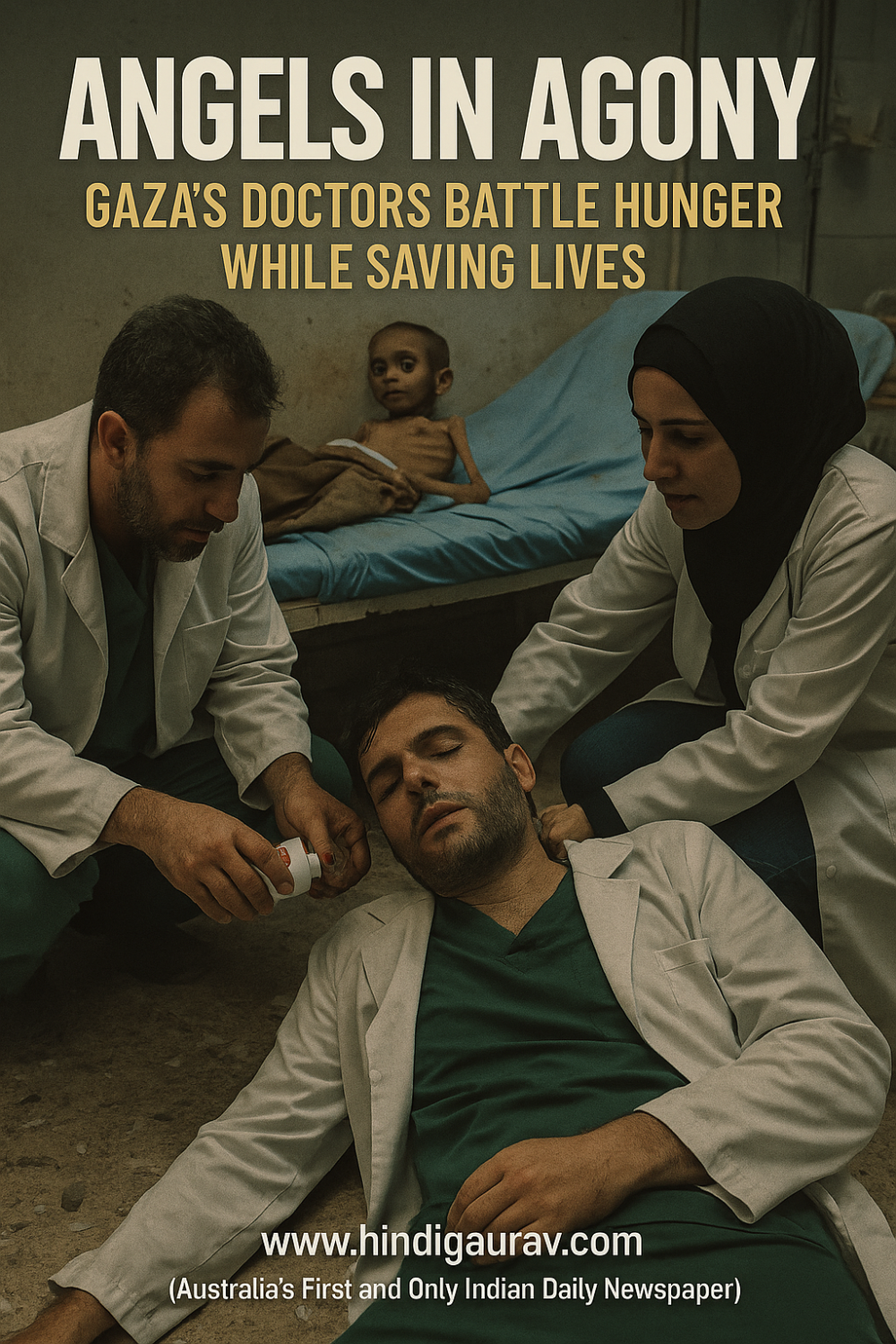 गाजा में जंग के बीच जिंदा रहने की जंग: भूख से लड़ते ‘फरिश्ते’ डॉक्टर और मरते मासूम