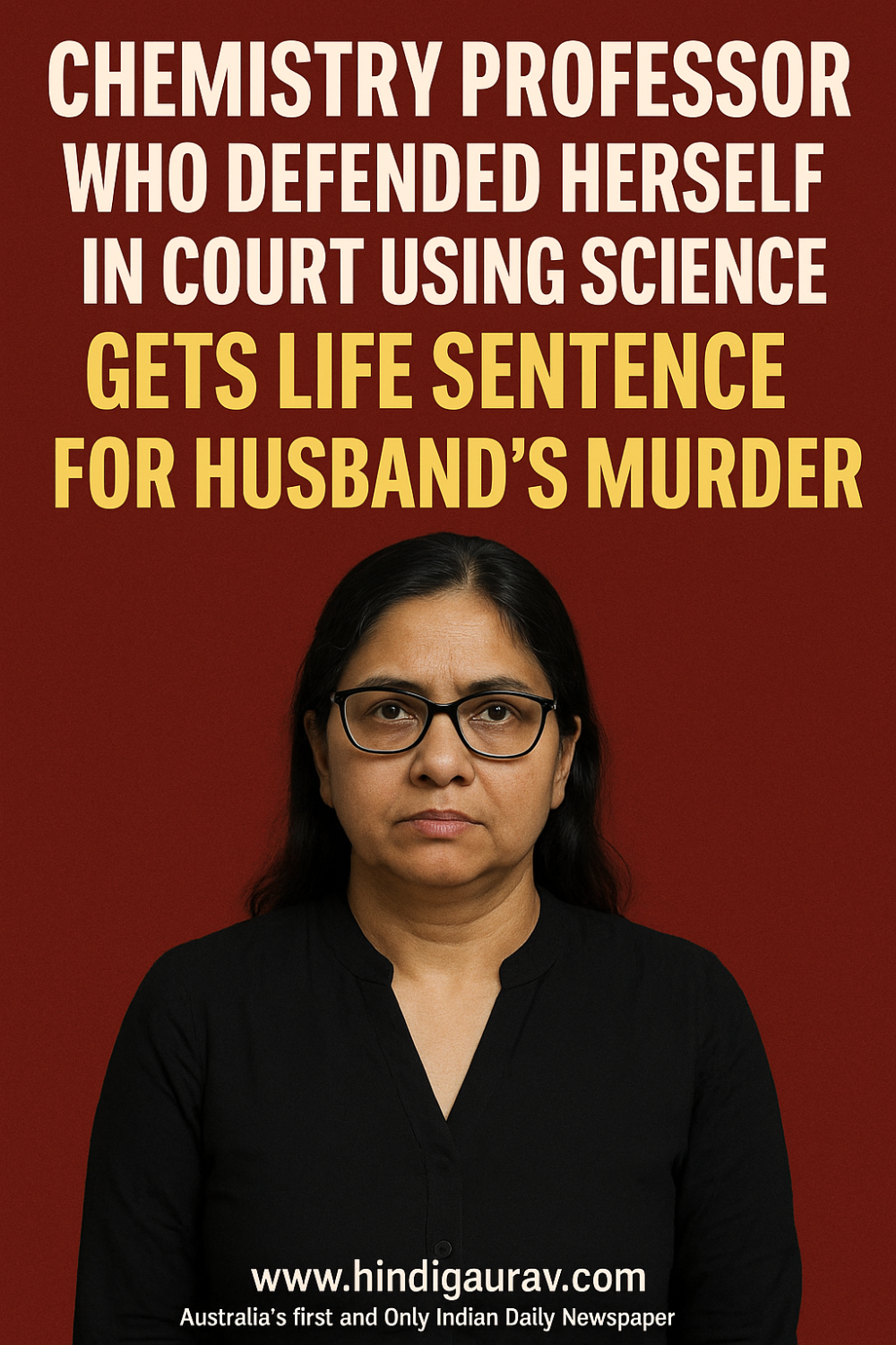 मर्डर केस में खुद की वकालत करने वाली केमिस्ट्री प्रोफेसर को उम्रकैद — कोर्ट में दिया वैज्ञानिक तर्क हुआ वायरल