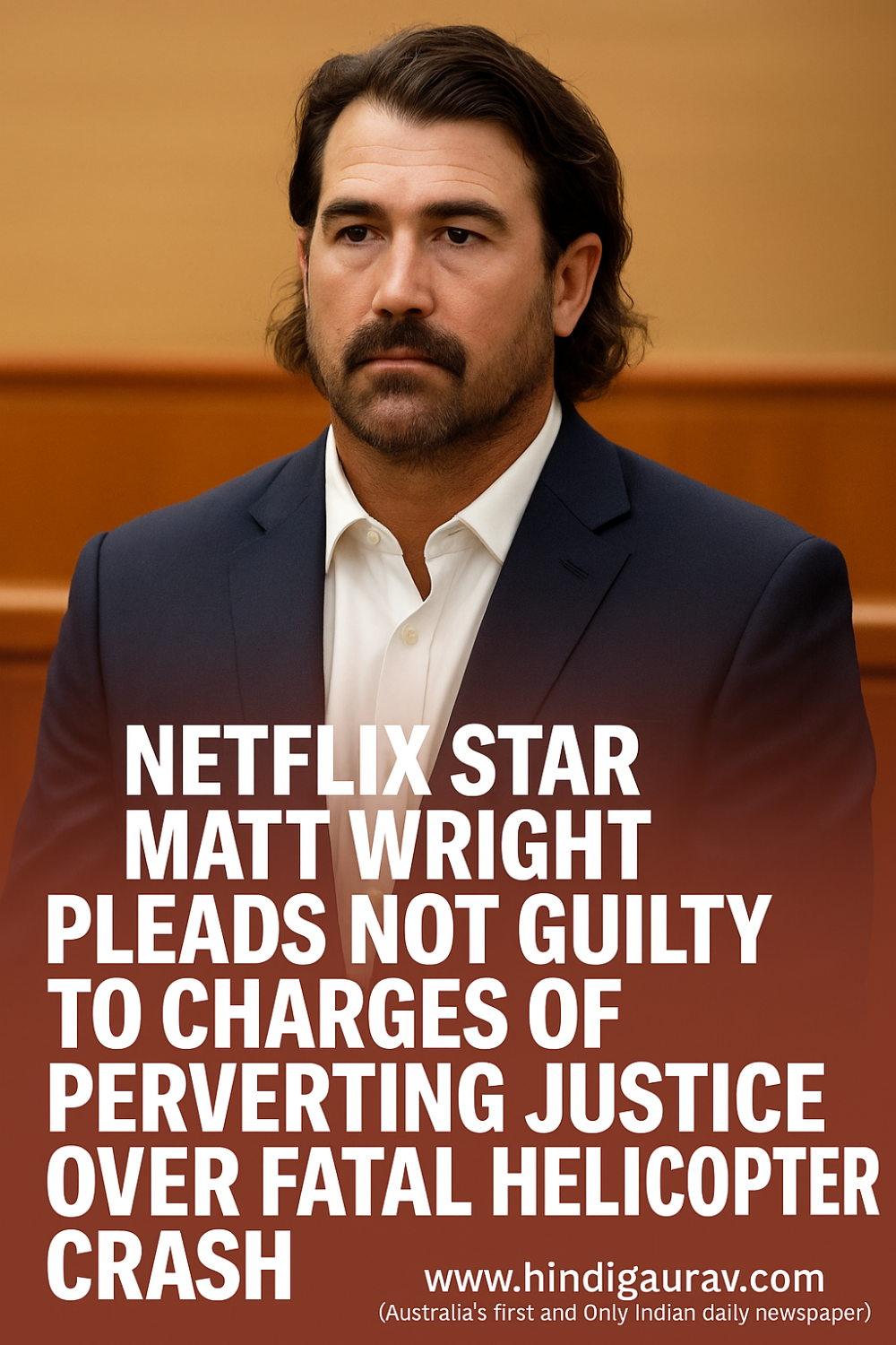 नेटफ्लिक्स स्टार और मशहूर 'क्रोकोडाइल रैंगलर' मैट राइट ने अदालत में खुद को निर्दोष बताया, साथी क्रिस विल्सन की हेलिकॉप्टर दुर्घटना से जुड़ा मामला