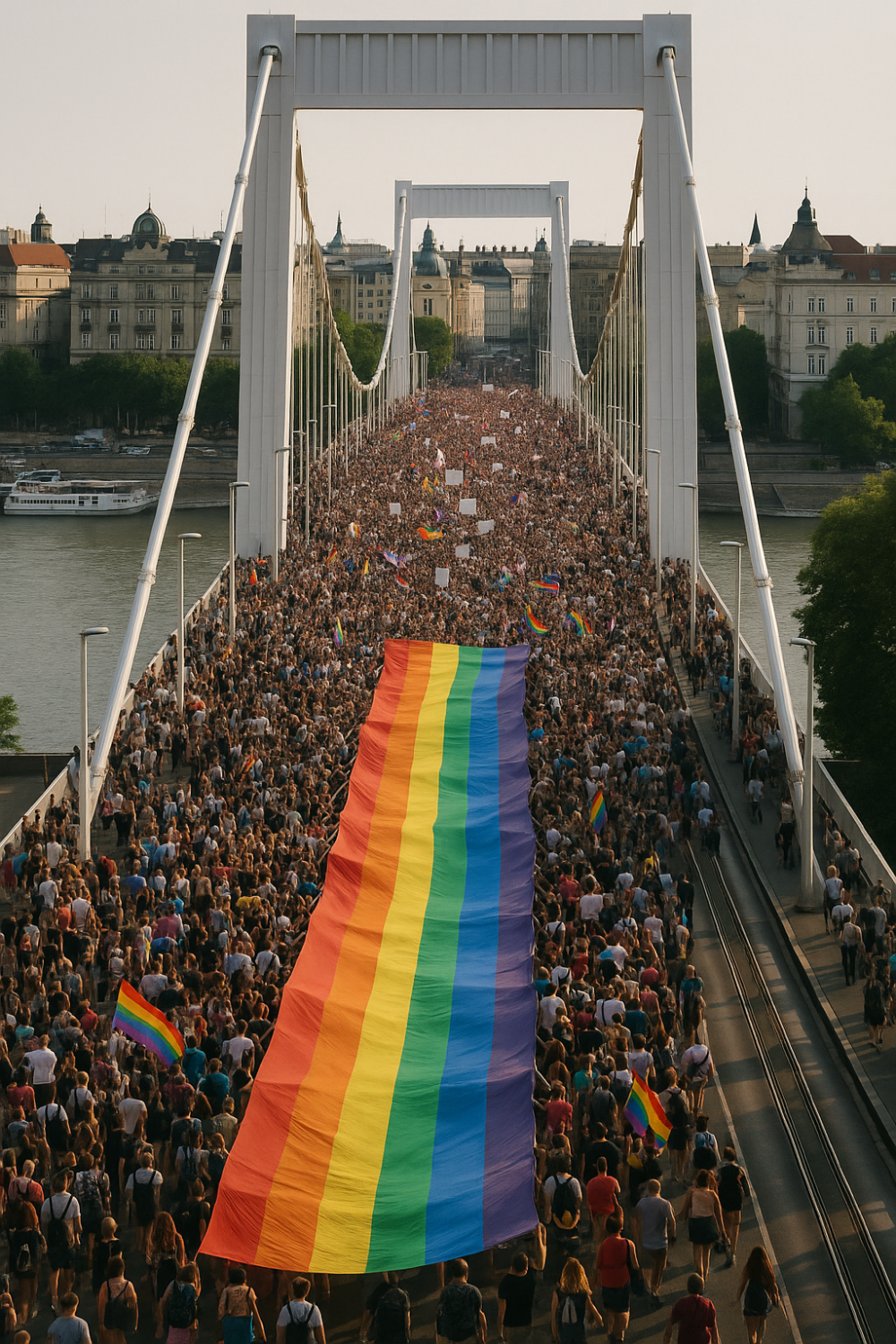 प्राइड पर बैन की कोशिश ने हंगरी में भड़काया सरकार विरोधी आंदोलन, 1.8 लाख लोग सड़कों पर उतरे