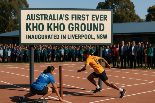Australia’s First Ever Kho Kho Ground Inaugurated in Liverpool, NSW: A Historic Leap for Indian Sport Down Under