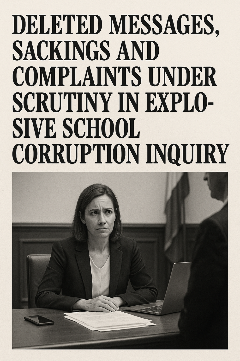 स्कूल भ्रष्टाचार जांच में बड़ा खुलासा: हटाए गए संदेश, बर्खास्तगी और शिकायतें बनीं जांच का केंद्र