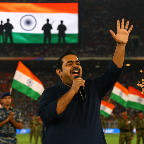 Shankar Mahadevan Ignites Patriotic Spirit at IPL 2025 Closing Ceremony in Ahmedabad