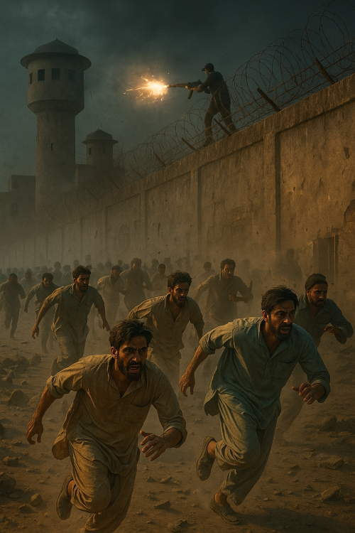 Over 200 Prisoners Escape Karachi Jail Amid Earthquake Chaos; One Killed, Dozens Recaptured