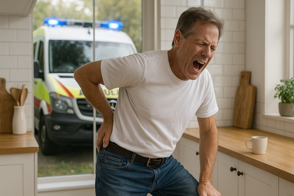 पीठ दर्द पर एंबुलेंस बुलाने का चलन बढ़ा – सालाना 40 लाख मामलों की आशंका