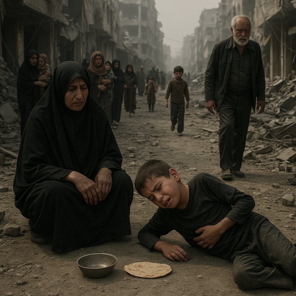 इजरायली बमों से जो नहीं मरता, उसे भूख मार देती है – ग़ाज़ा में मौत का मंजर बदस्तूर जारी