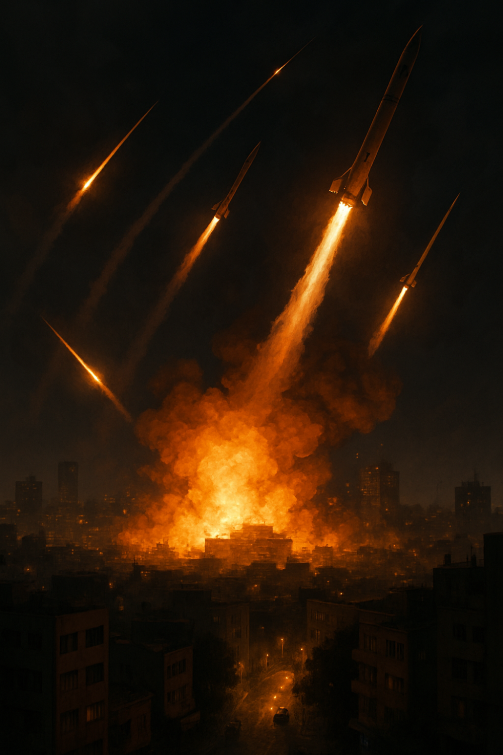 Iran Launches Fresh Missile Barrage on Israel, Explosions Rock Tel Aviv – Citizens Rushed to Bunkers