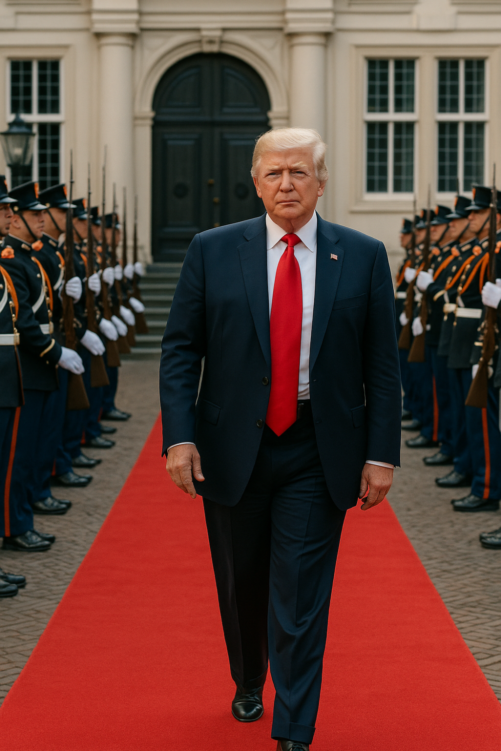 ट्रंप को मिला शाही स्वागत, नाटो प्रमुख के संदेश के बाद बढ़ा सम्मान